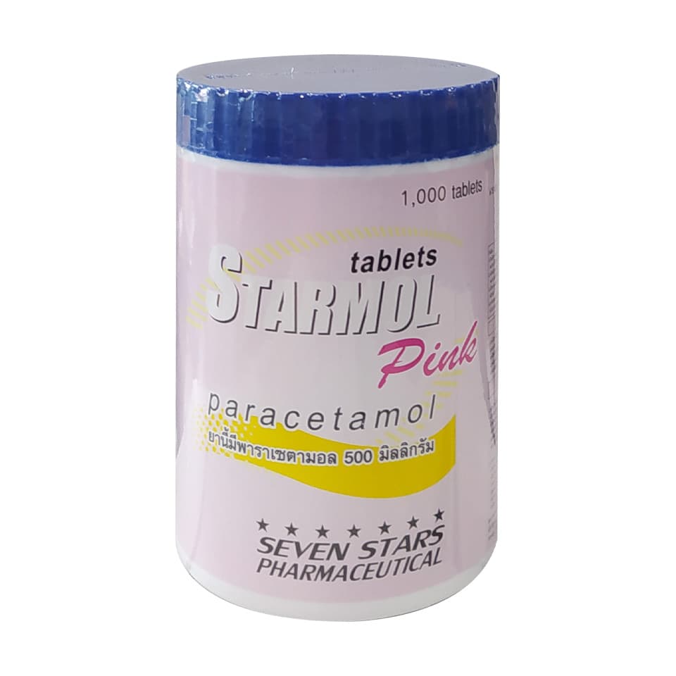 STARMOL-500 PINK 1000'S [7ST] เม็ดยาวชมพู